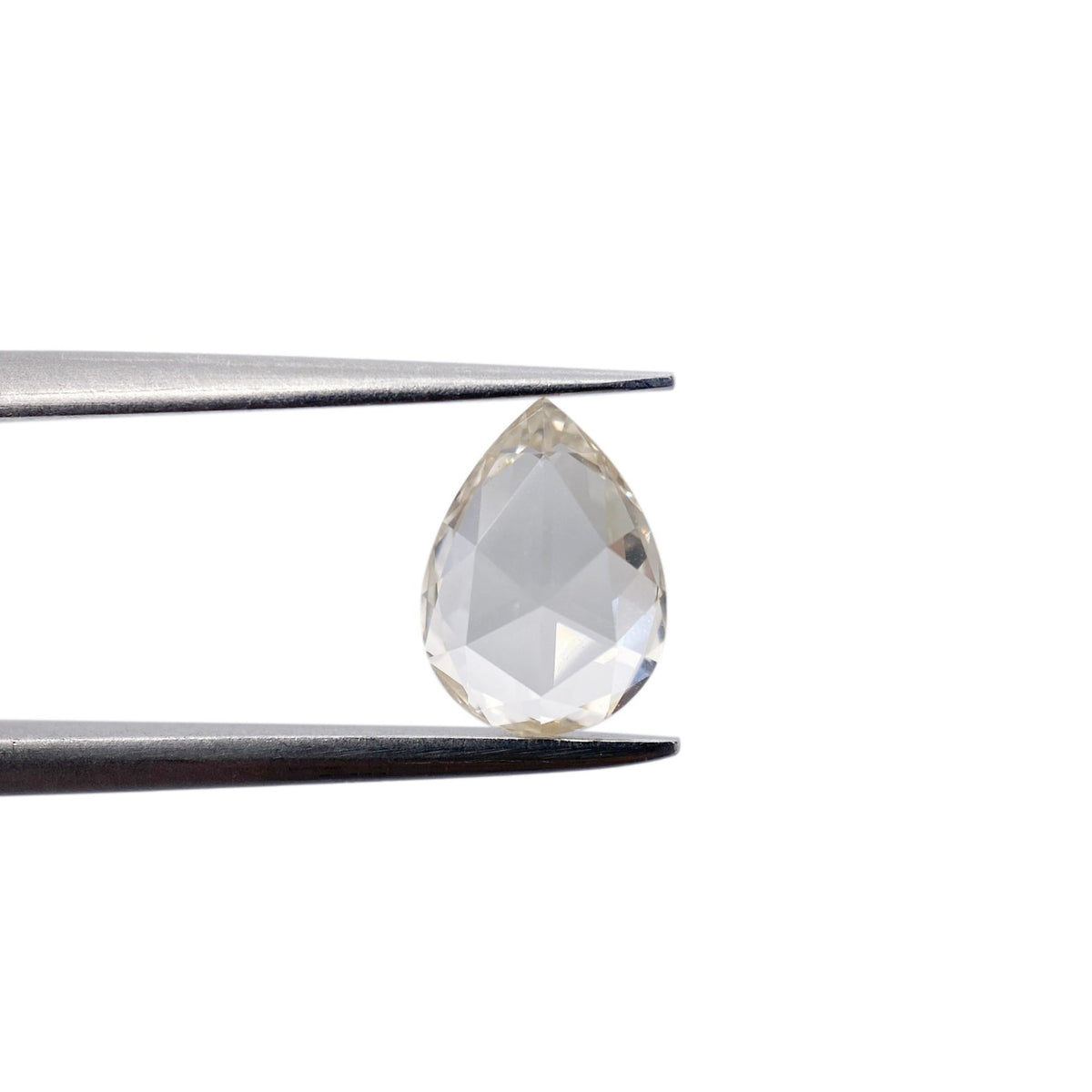 1.10ct | Champagne VVS Pear Shape Rose Cut Diamond-Modern Rustic Diamond