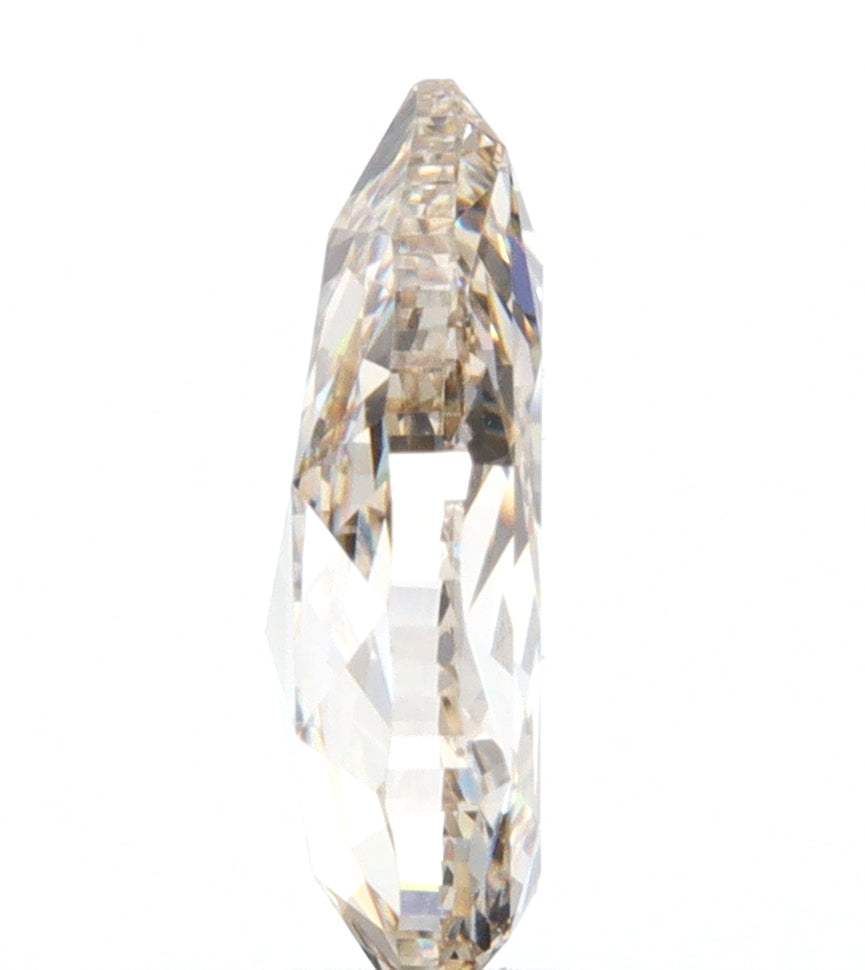 1.10ct | Champagne VVS Pear Shape Rose Cut Diamond-Modern Rustic Diamond
