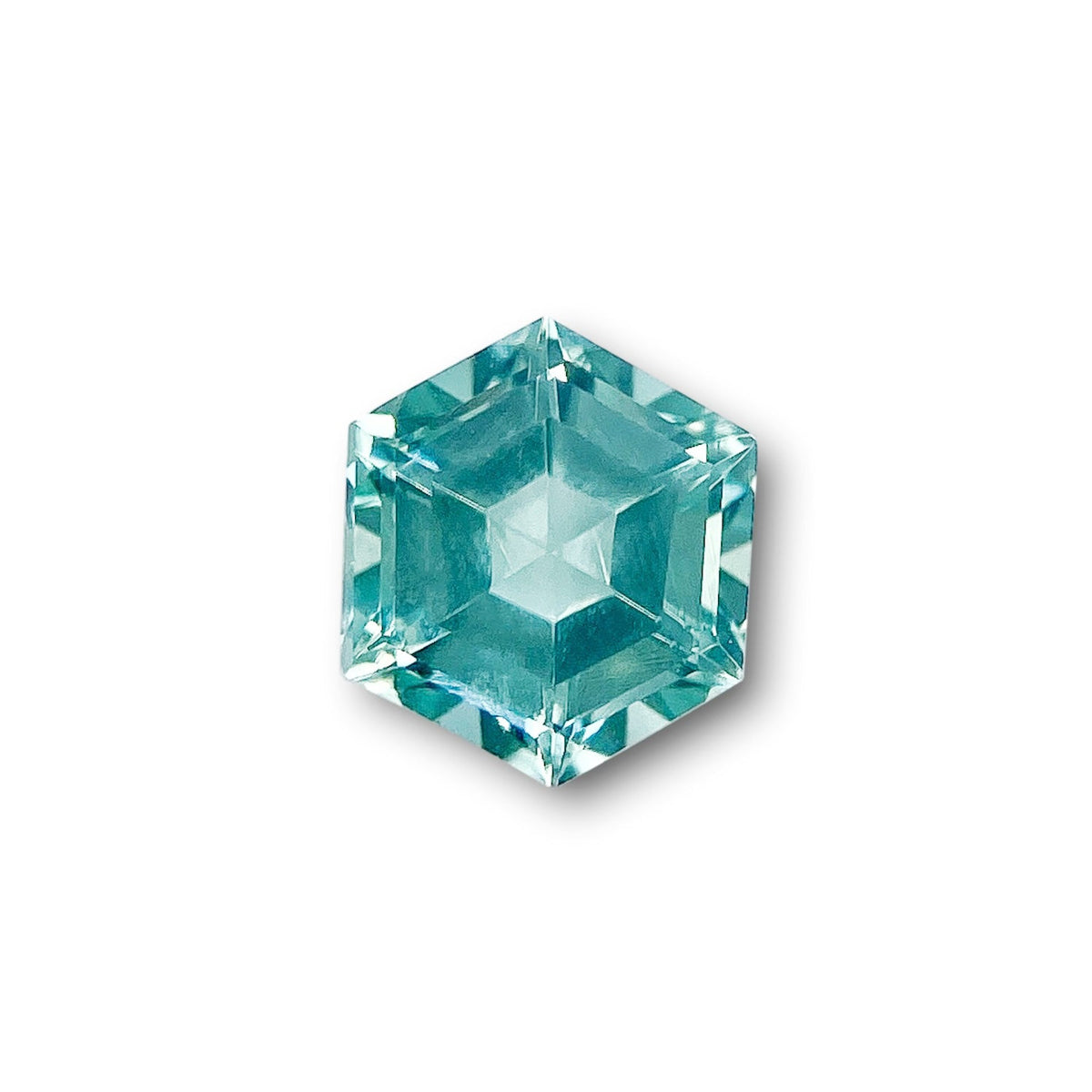 1.10ct | Hexagon Shape Step Cut Tourmaline-Modern Rustic Diamond