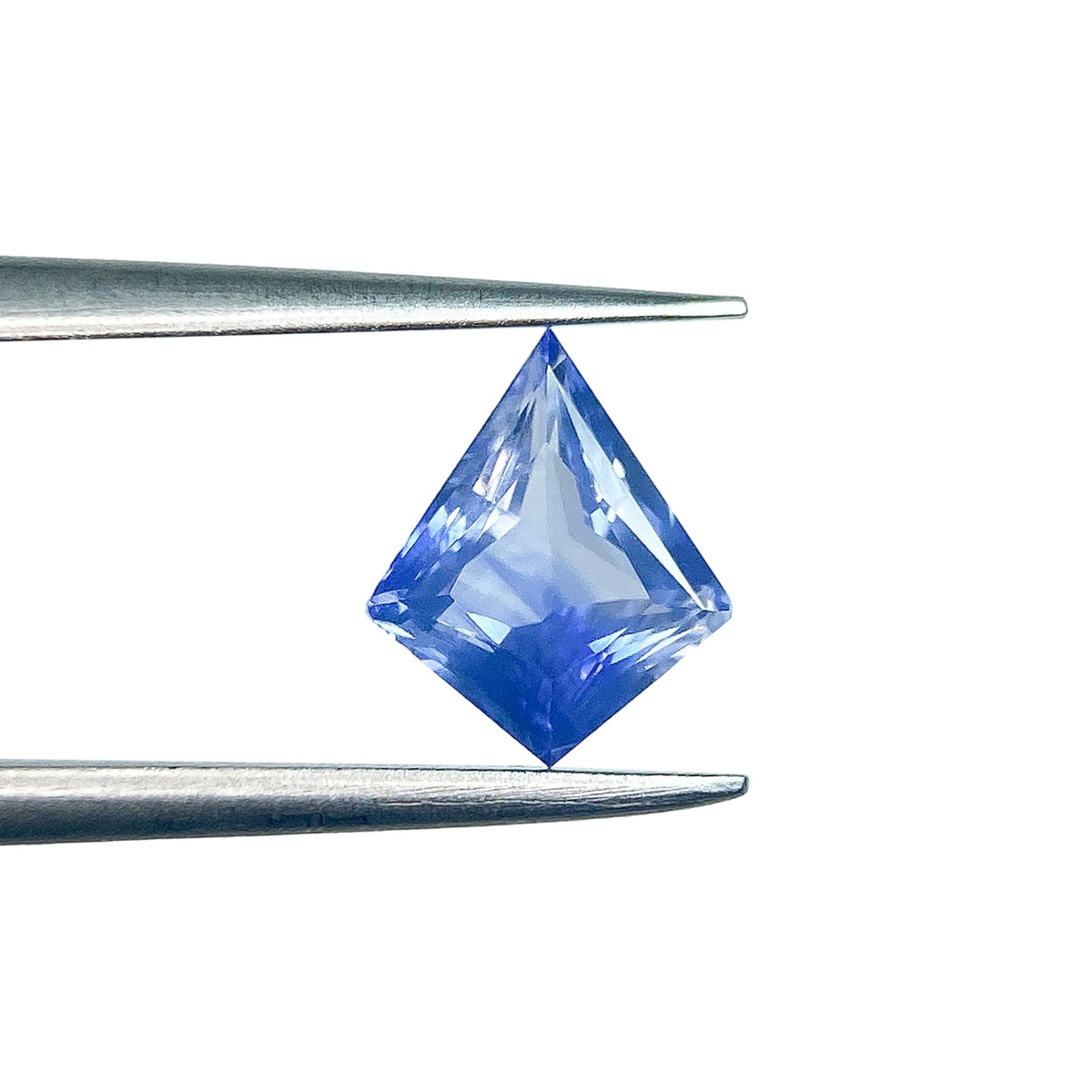 1.10ct | Step Cut Kite Shape Blue Sapphire-Modern Rustic Diamond