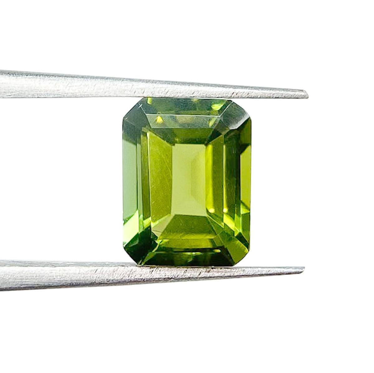 1.12ct | Emerald Shape Step Cut Tourmaline-Modern Rustic Diamond