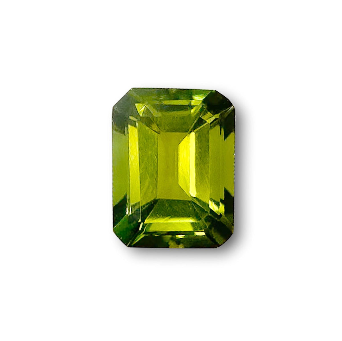 1.12ct | Emerald Shape Step Cut Tourmaline-Modern Rustic Diamond