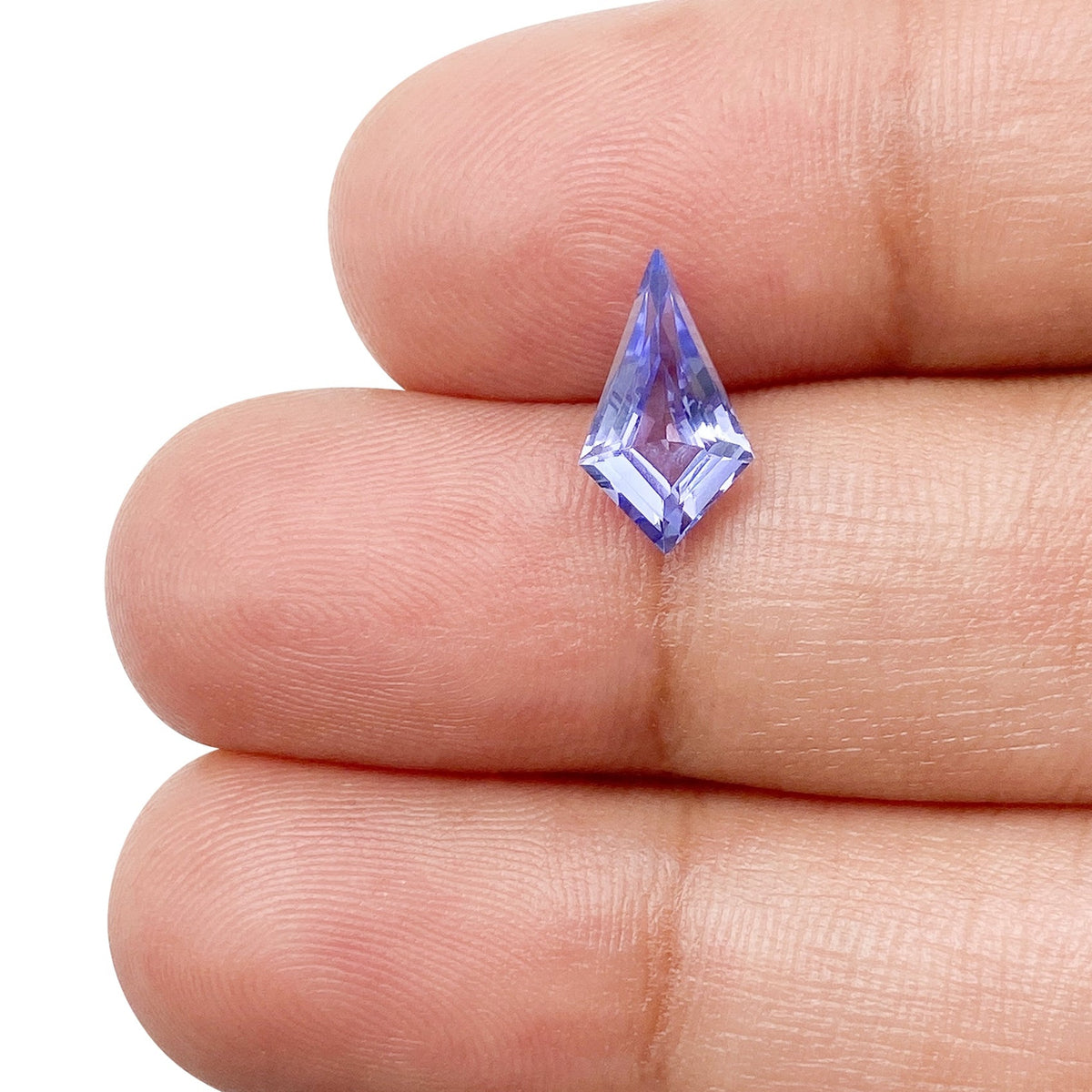 1.13ct | Kite Shape Step Cut Tanzanite-Modern Rustic Diamond