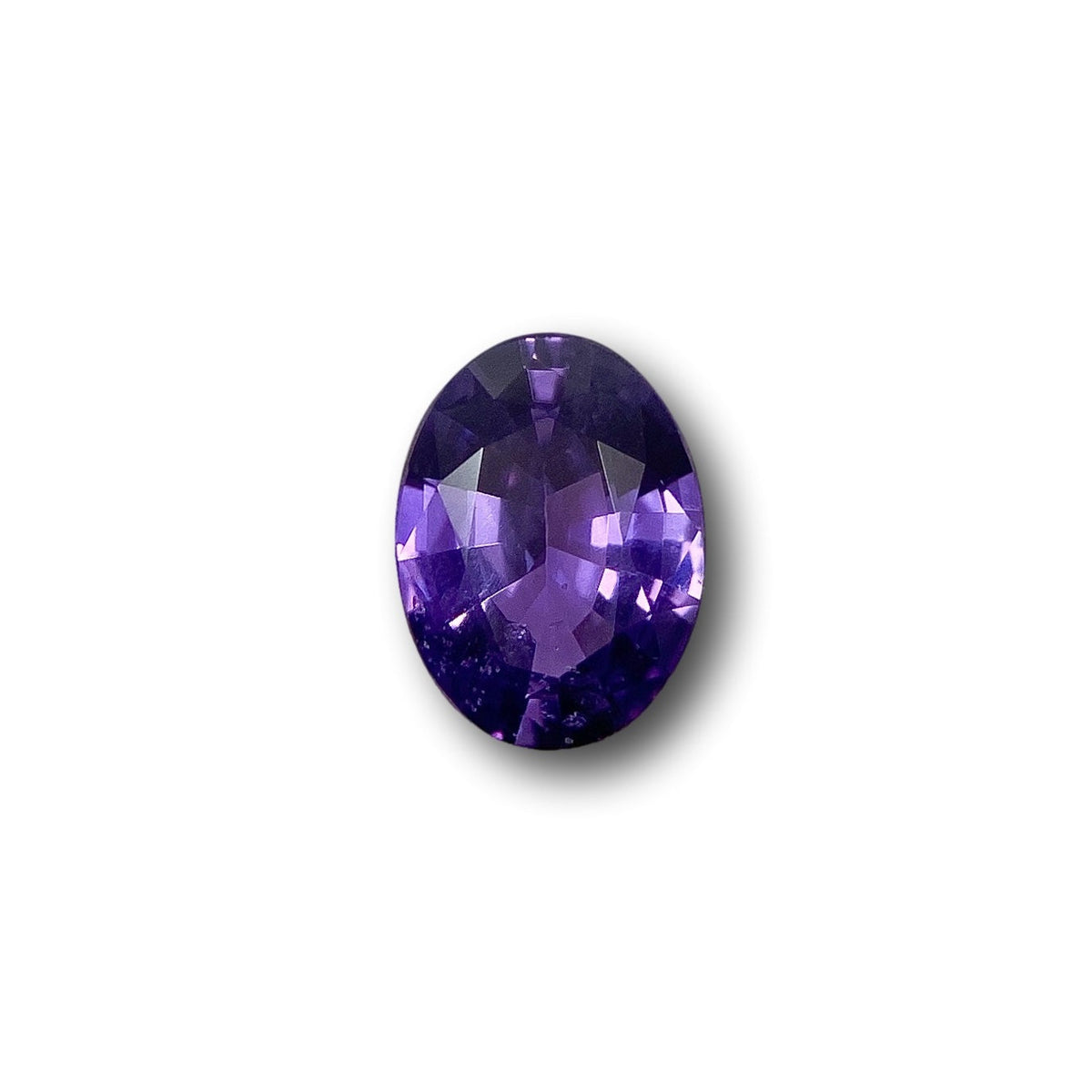 1.15ct | Brilliant Cut Oval Shape Violet Sapphire-Modern Rustic Diamond