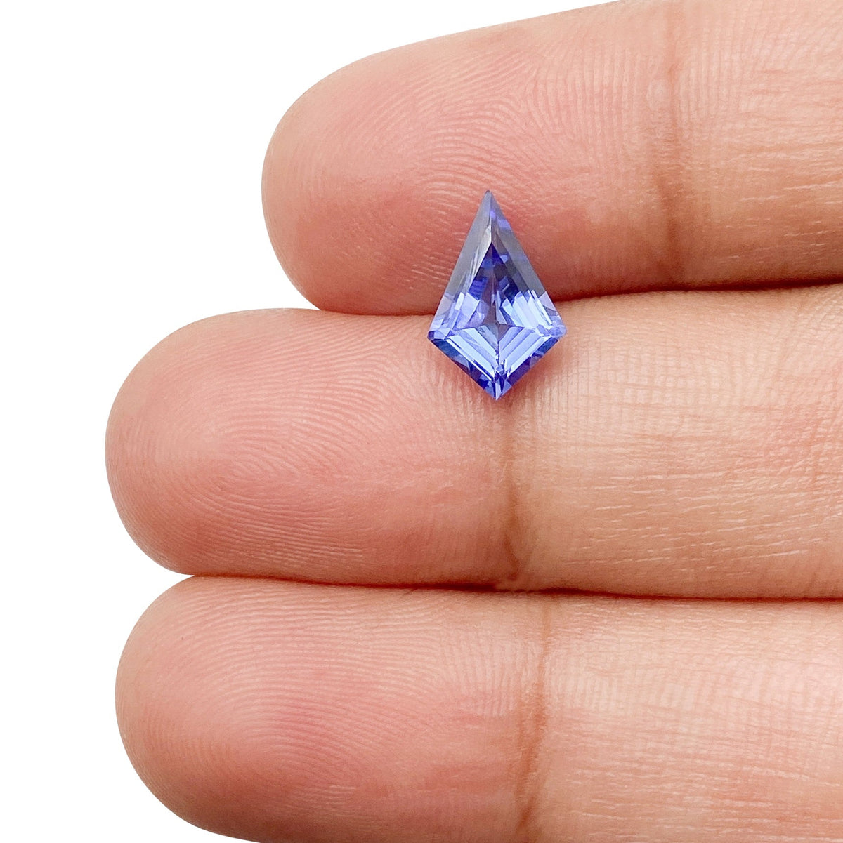 1.16ct | Kite Shape Step Cut Tanzanite-Modern Rustic Diamond