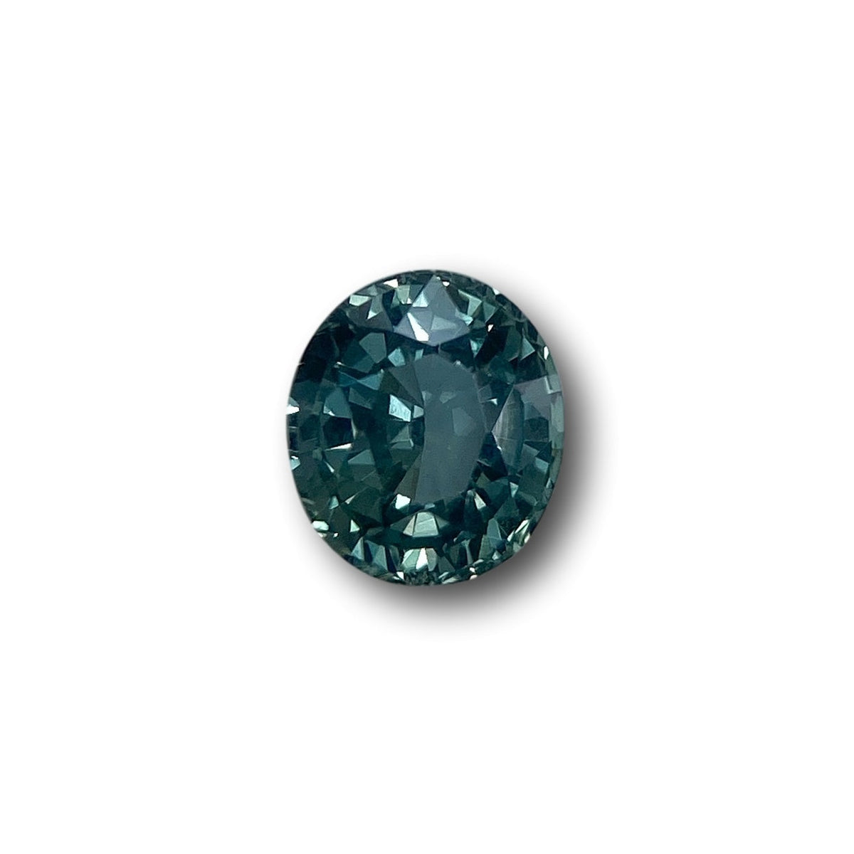 1.17ct | Brilliant Cut Oval Shape Blue Montana Sapphire-Modern Rustic Diamond