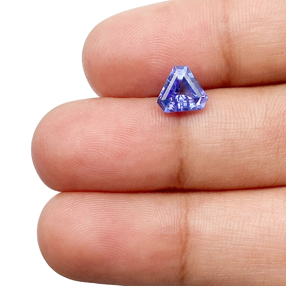 1.17ct | Shield Shape Step Cut Tanzanite-Modern Rustic Diamond