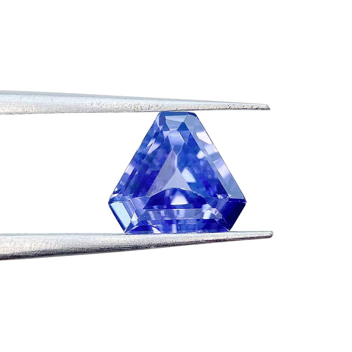 1.17ct | Shield Shape Step Cut Tanzanite-Modern Rustic Diamond