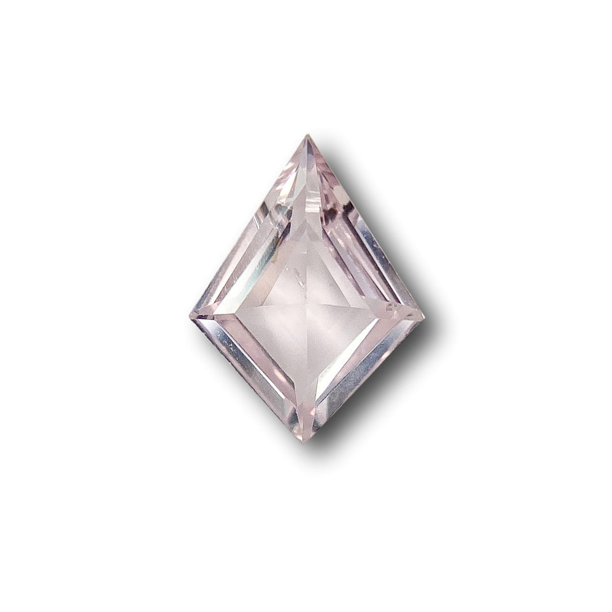 1.17ct | Step Cut Kite Shape Light Pink Sapphire-Modern Rustic Diamond