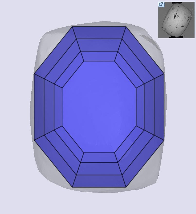 1.18ct | Champagne VS Octagonal Shape Step Cut Diamond-Modern Rustic Diamond