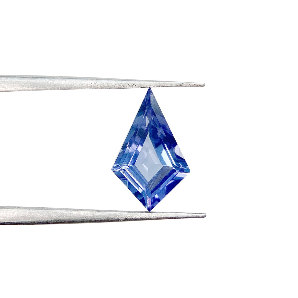 1.19ct | Kite Shape Step Cut Tanzanite-Modern Rustic Diamond