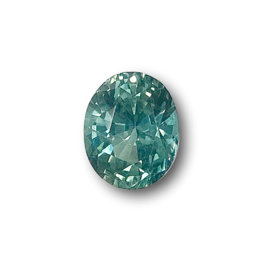 1.20ct | Brilliant Cut Oval Shape Blue Green Montana Sapphire-Modern Rustic Diamond