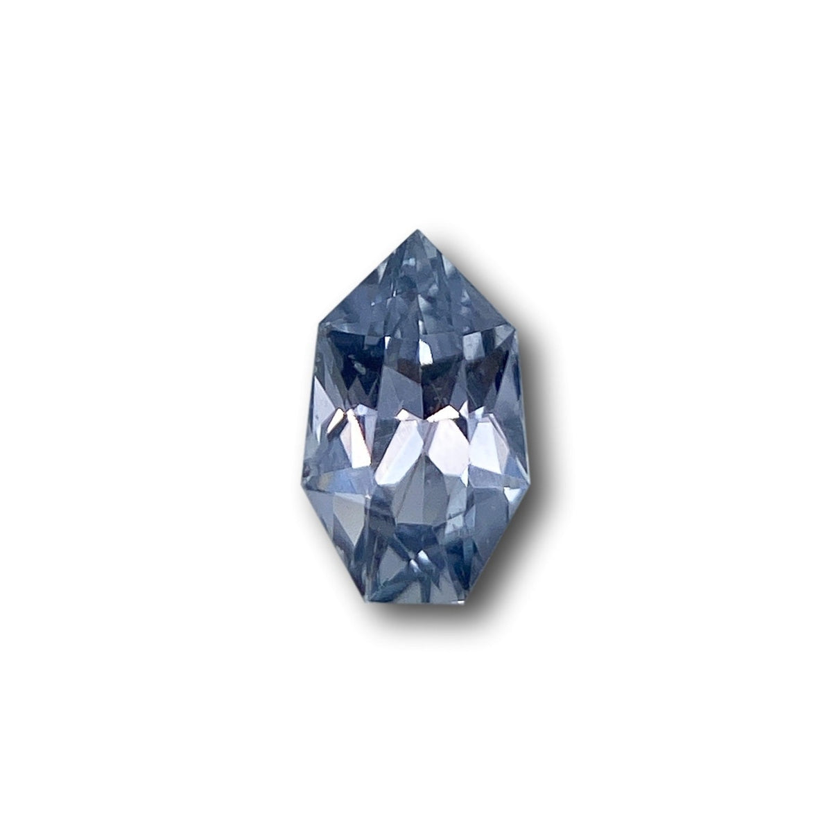 1.22ct | Brilliant Cut Shield Shape Blue Sapphire-Modern Rustic Diamond