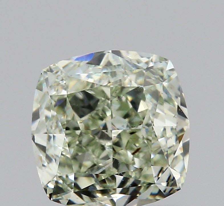 1.22ct | Fgrn-Fgrn/SI2 Cushion Shape Brilliant Cut Diamond (GIA)-Modern Rustic Diamond