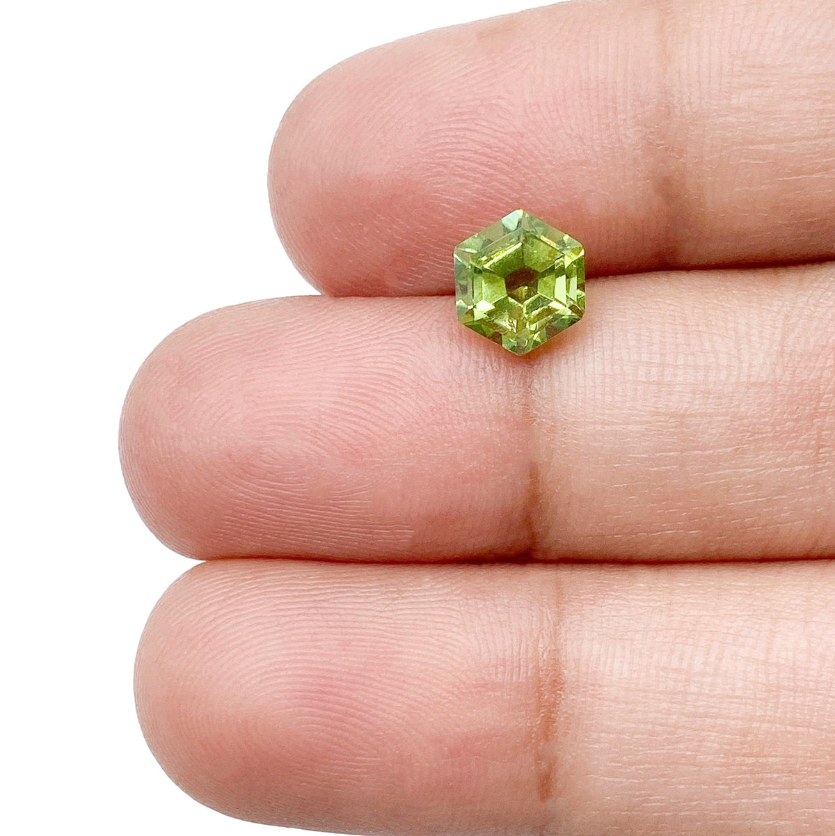 1.22ct | Hexagon Shape Step Cut Tourmaline-Modern Rustic Diamond