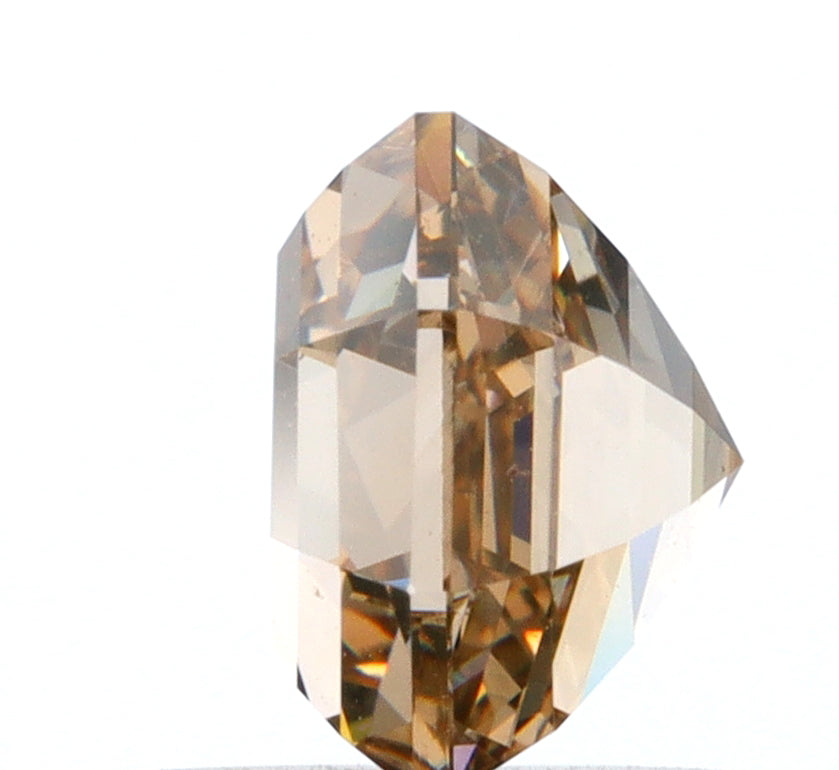 1.23ct | Champagne VS Octagonal Shape Step Cut Diamond-Modern Rustic Diamond