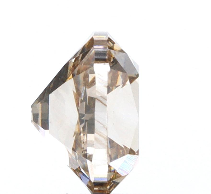 1.23ct | Champagne VVS Cushion Shape Old Mine Cut Diamond-Modern Rustic Diamond