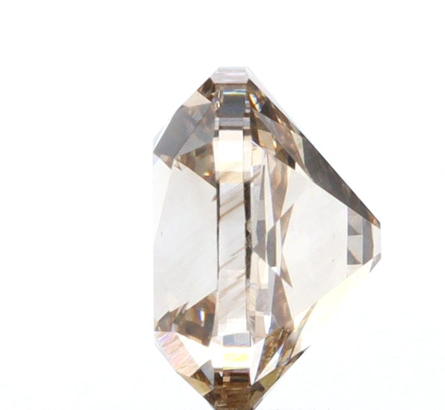 1.23ct | Champagne VVS Cushion Shape Old Mine Cut Diamond-Modern Rustic Diamond