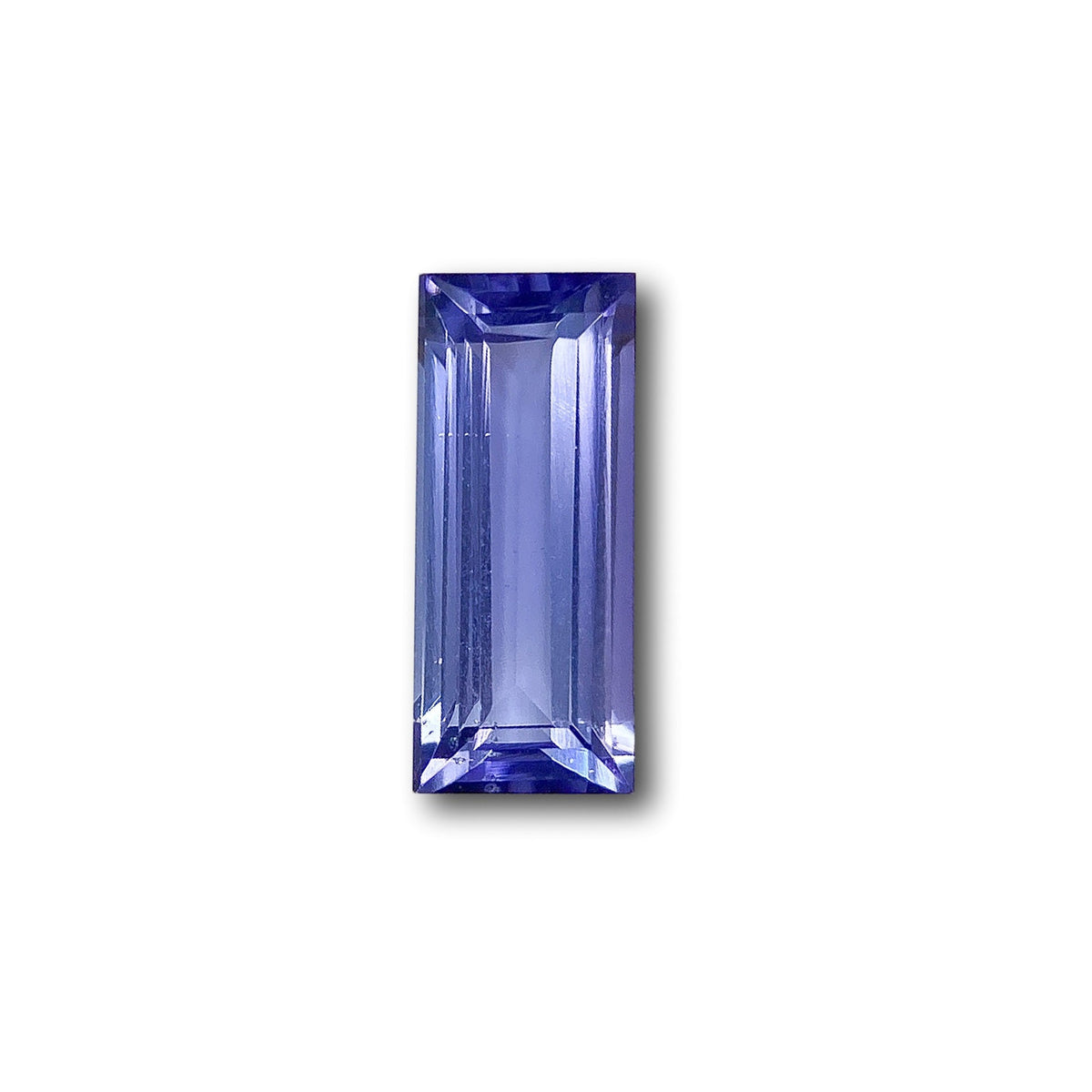 1.24ct | Baguette Shape Step Cut Tanzanite-Modern Rustic Diamond