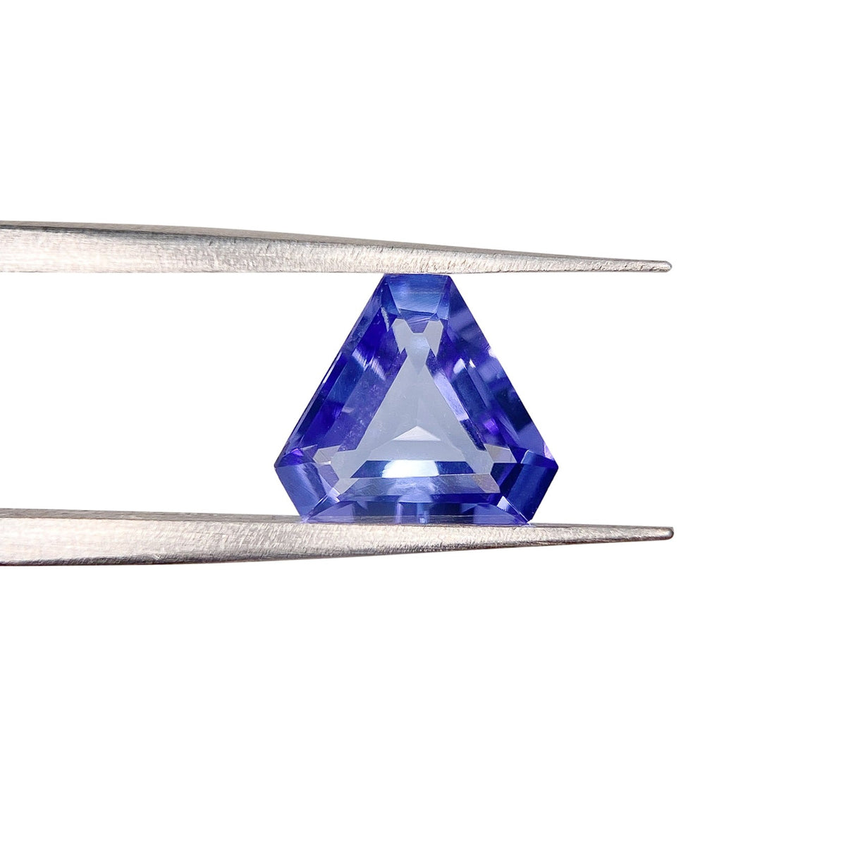 1.24ct | Shield Shape Step Cut Tanzanite-Modern Rustic Diamond