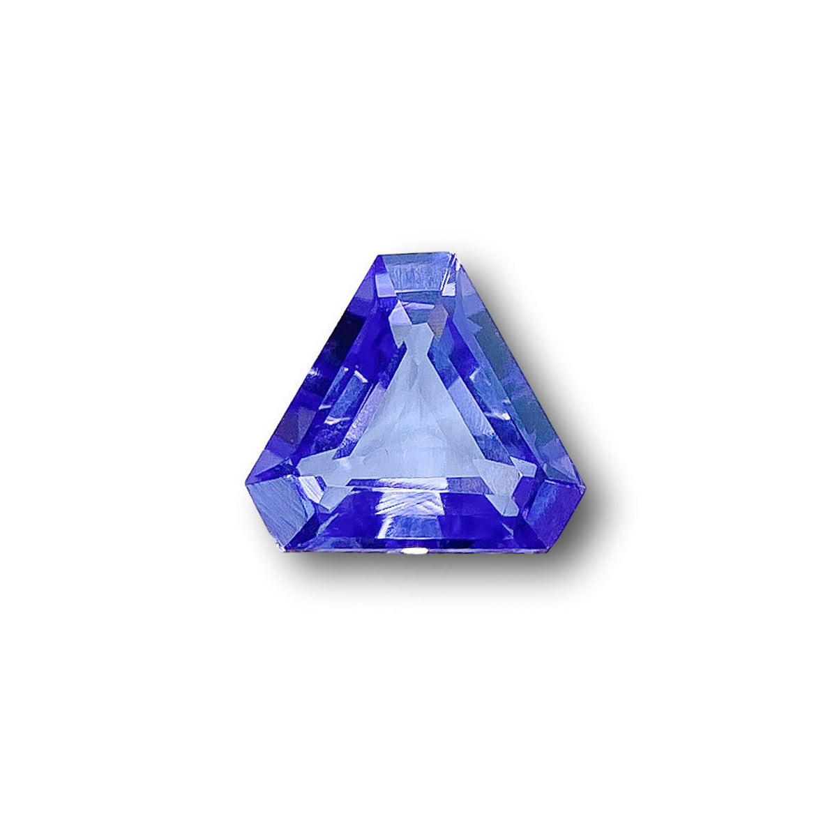 1.24ct | Shield Shape Step Cut Tanzanite-Modern Rustic Diamond