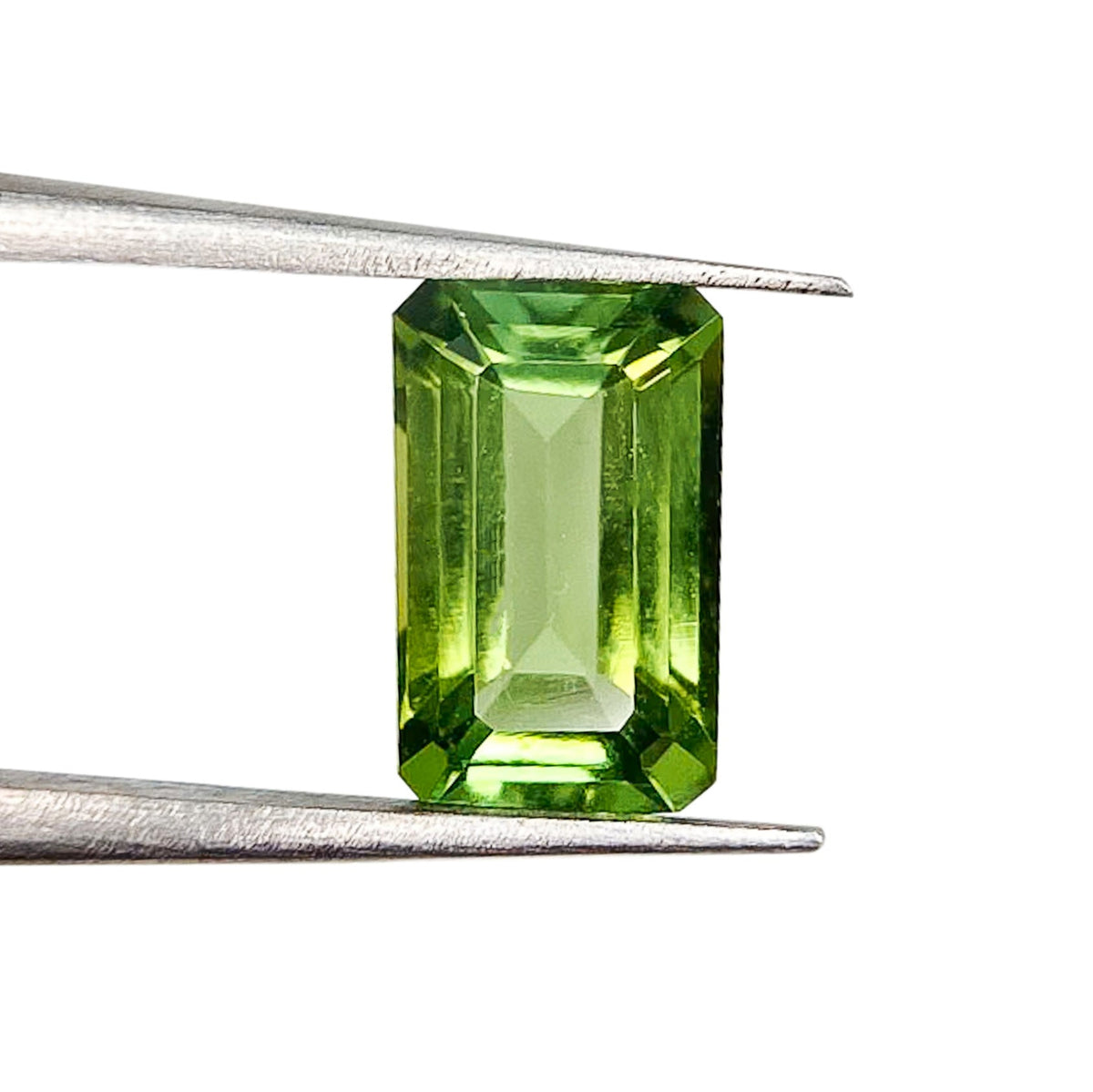 1.25ct | Emerald Shape Step Cut Tourmaline-Modern Rustic Diamond