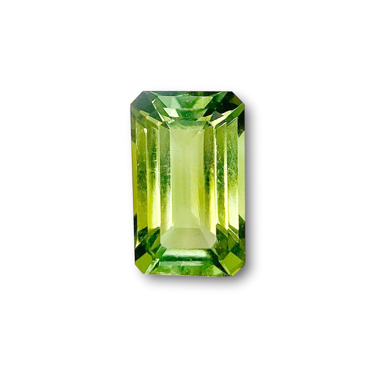 1.25ct | Emerald Shape Step Cut Tourmaline-Modern Rustic Diamond