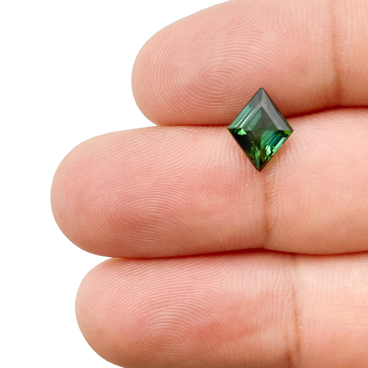 1.26ct | Lozenge Shape Step Cut Tourmaline-Modern Rustic Diamond