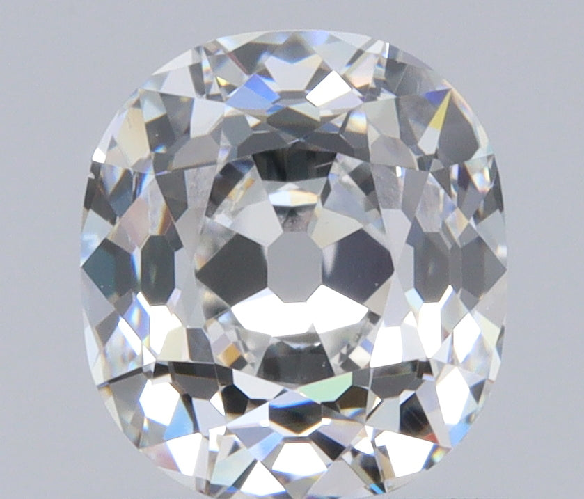 1.01ct | F/VS1 Cushion Shape Old Mine Cut Diamond (GIA) - Modern Rustic Diamond