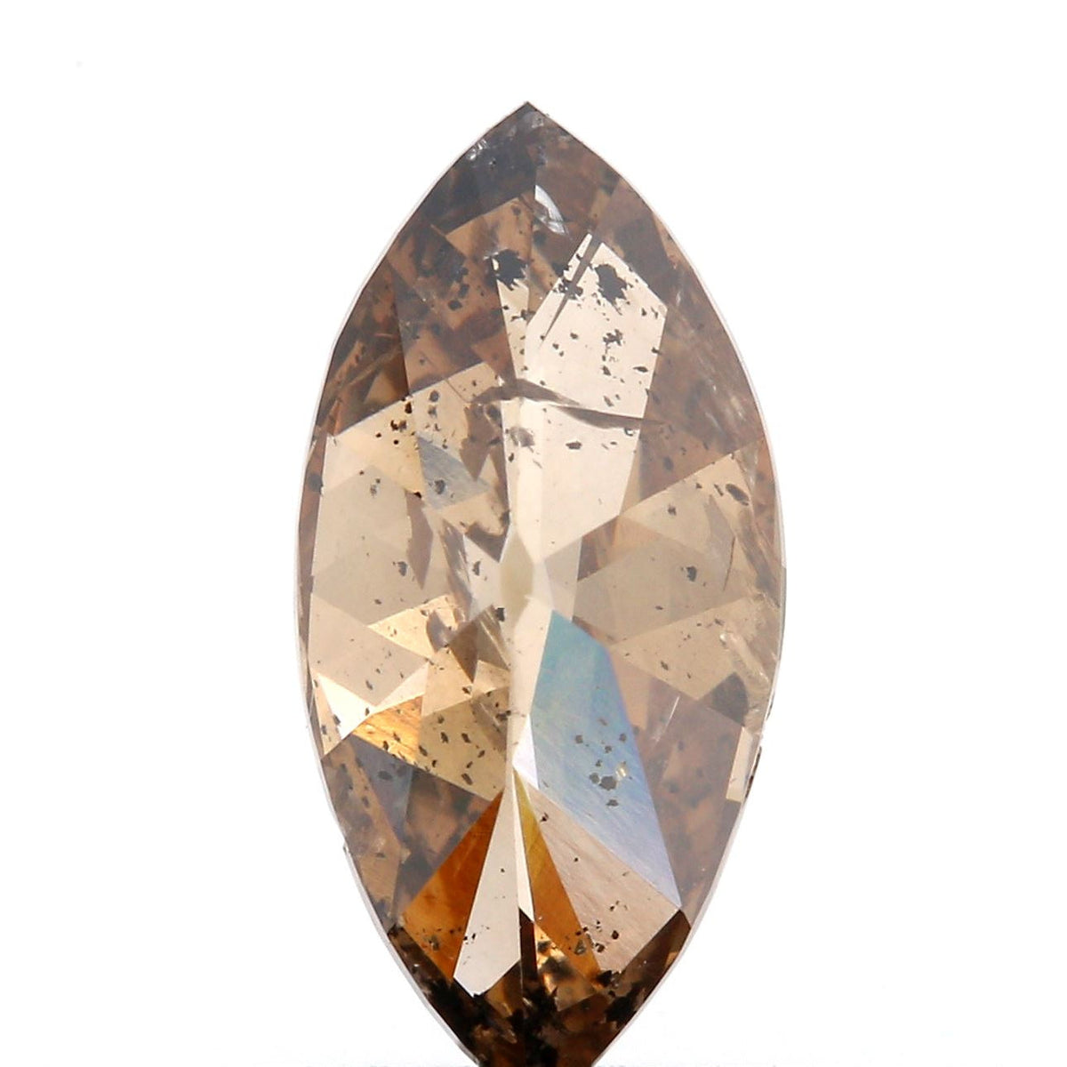 1.27ct | I1 Fancy Dark Brown Marquise Shape Brilliant Cut Diamond-Modern Rustic Diamond