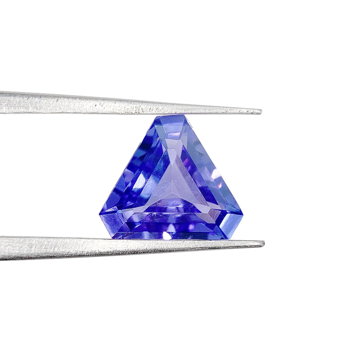 1.27ct | Shield Shape Step Cut Tanzanite-Modern Rustic Diamond