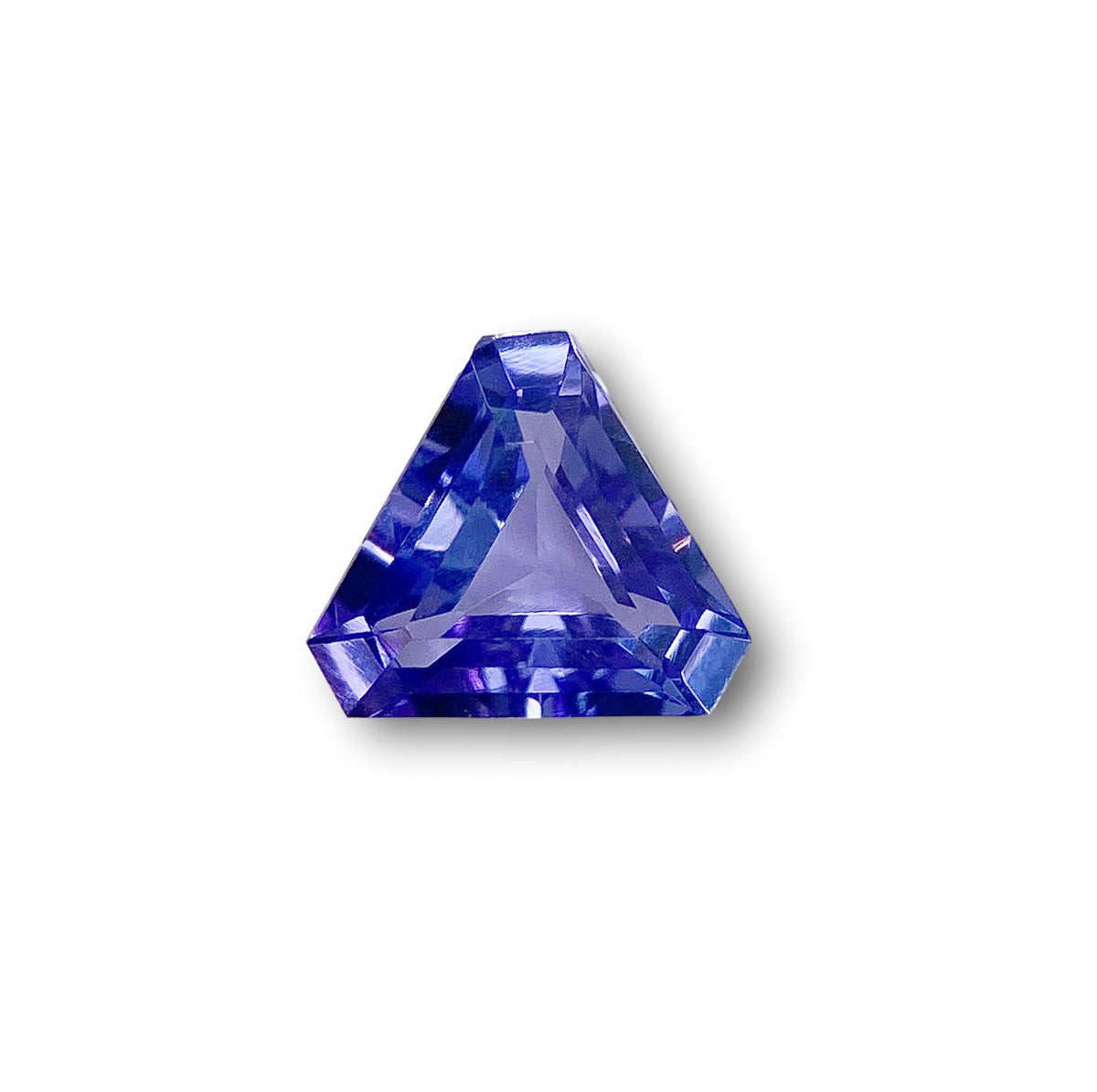 1.27ct | Shield Shape Step Cut Tanzanite-Modern Rustic Diamond