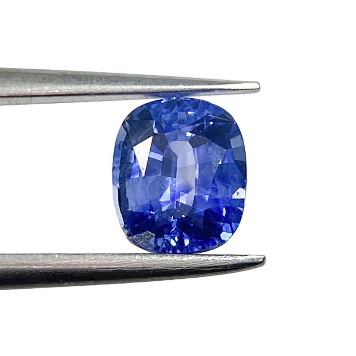 1.28ct | Brilliant Cut Cushion Shape Blue Sapphire-Modern Rustic Diamond