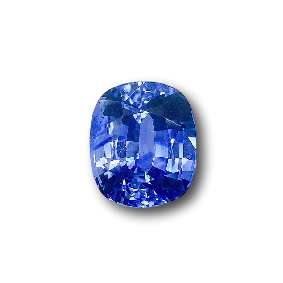 1.28ct | Brilliant Cut Cushion Shape Blue Sapphire-Modern Rustic Diamond