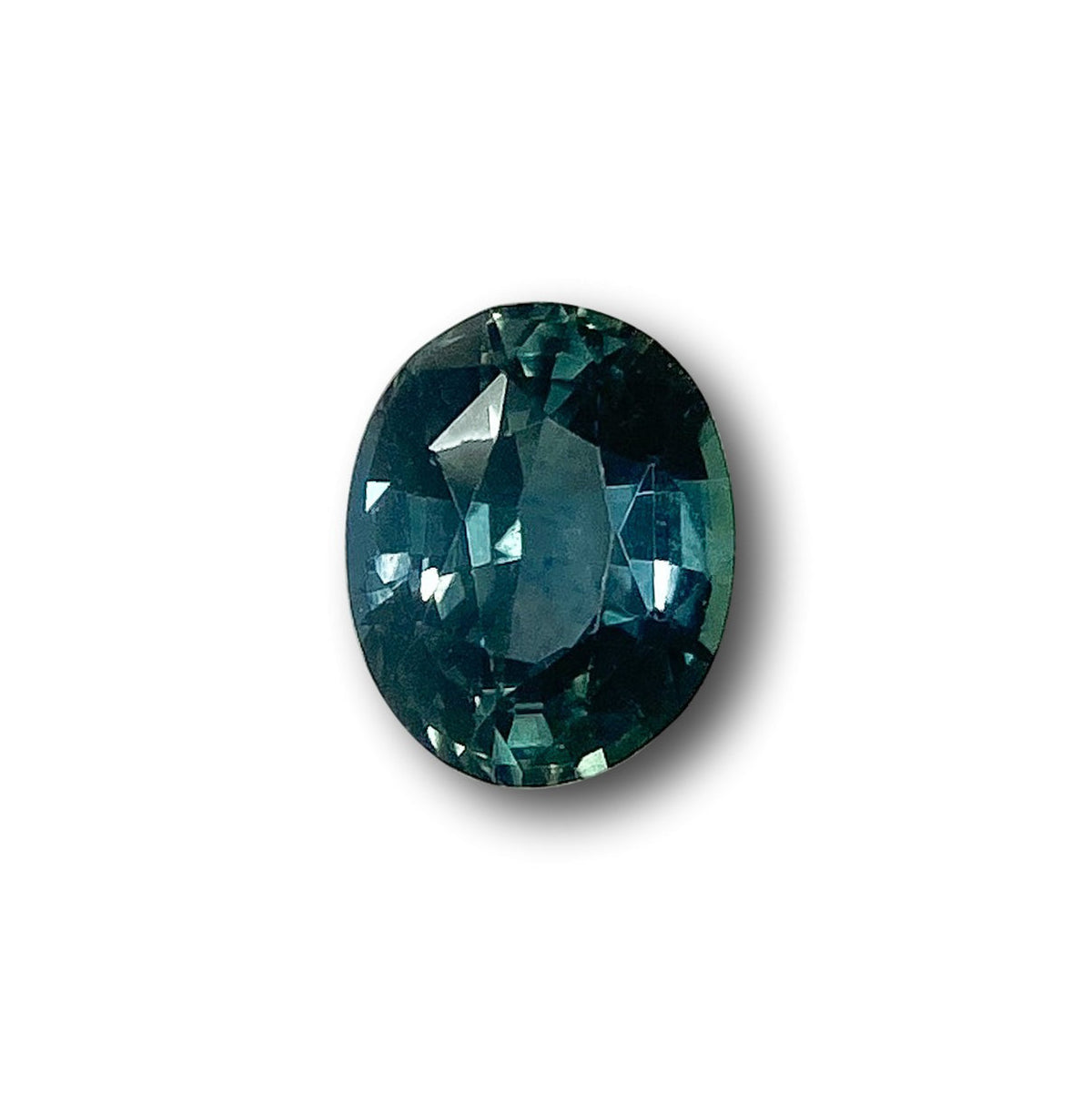 1.28ct | Brilliant Cut Oval Shape Blue Montana Sapphire-Modern Rustic Diamond