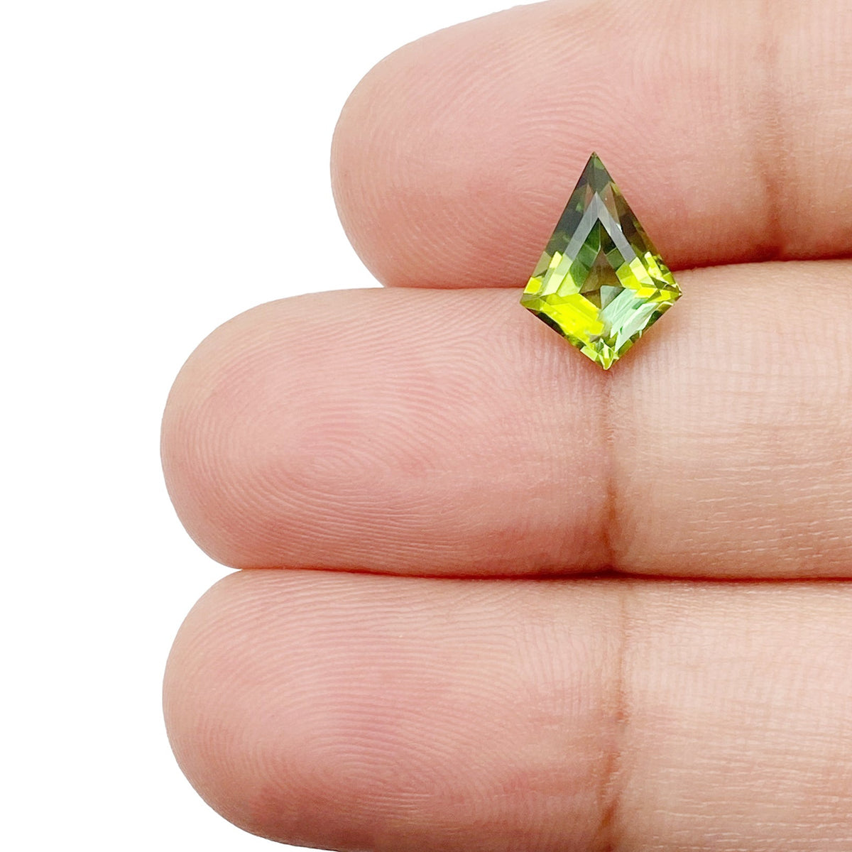 1.28ct | Kite Shape Step Cut Tourmaline-Modern Rustic Diamond