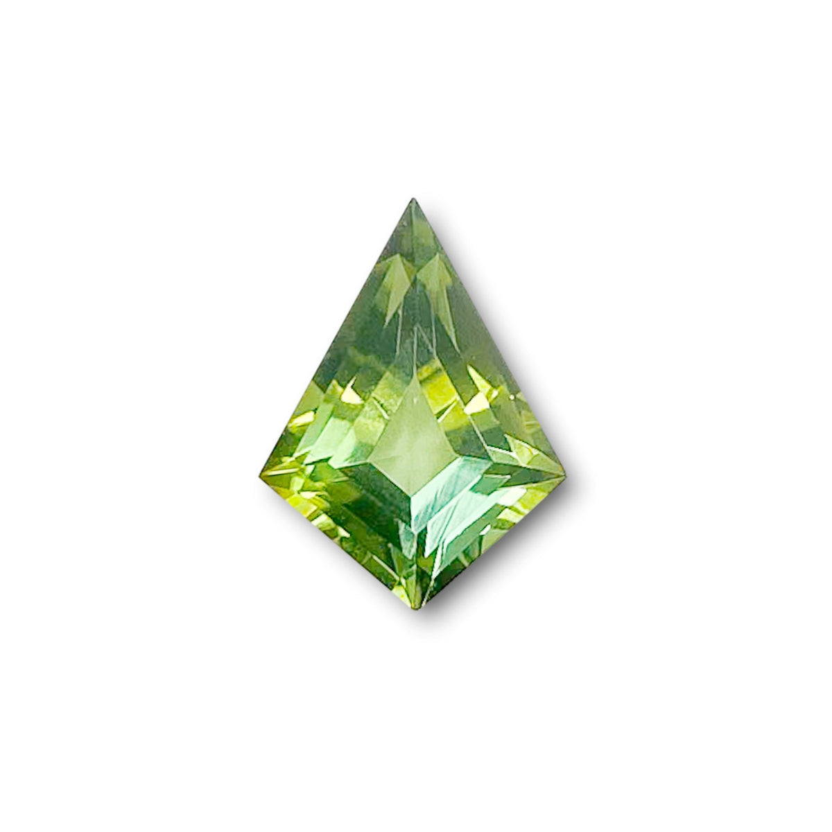 1.28ct | Kite Shape Step Cut Tourmaline-Modern Rustic Diamond