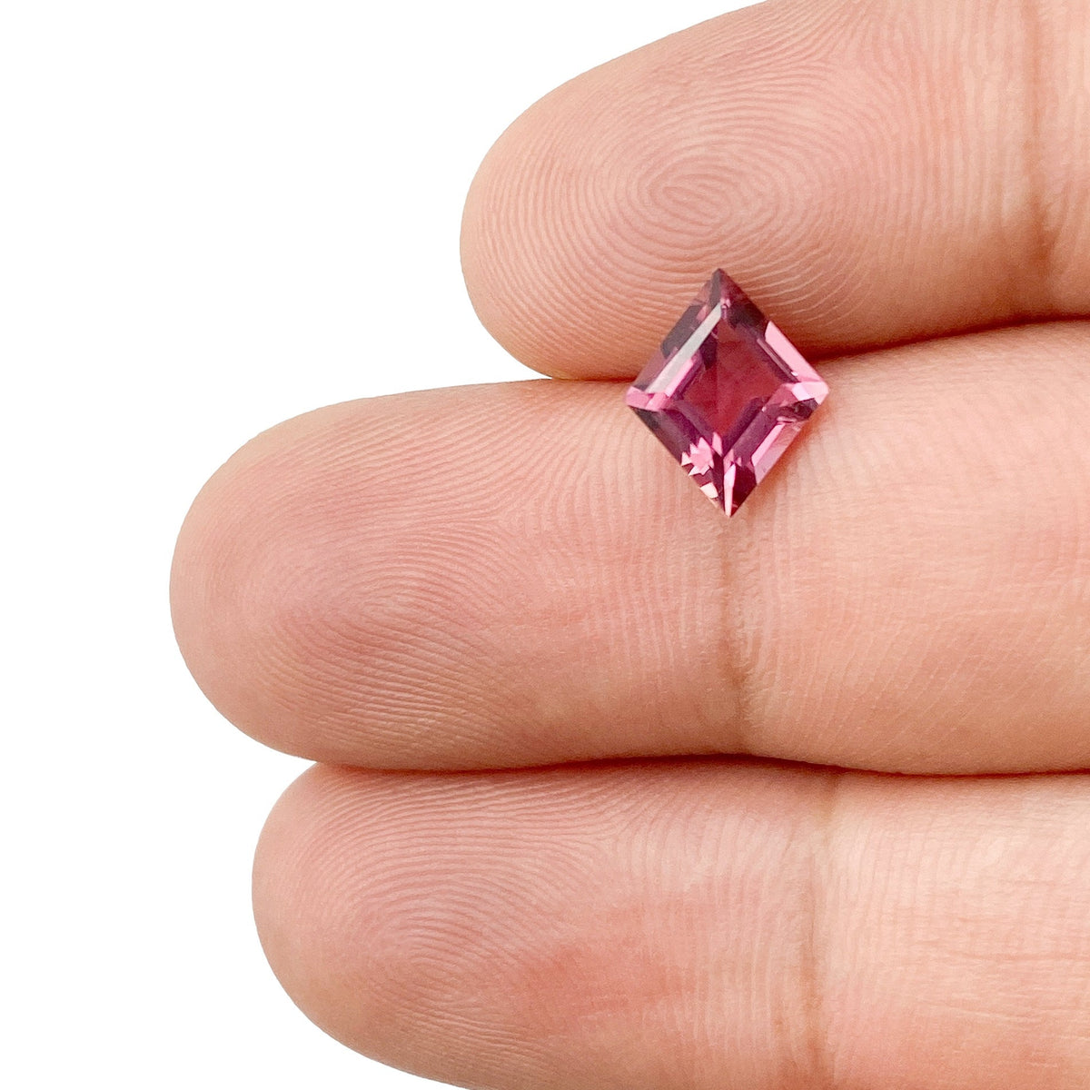 1.28ct | Lozenge Shape Step Cut Tourmaline-Modern Rustic Diamond