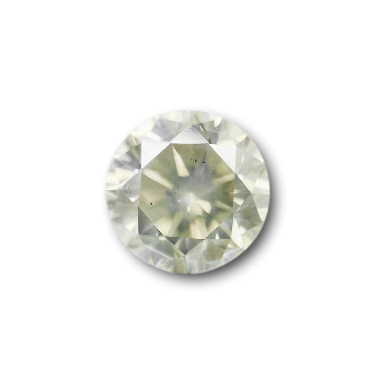 1.54ct | Salt &amp; Pepper Round Shape Rose Cut Diamond - Modern Rustic Diamond