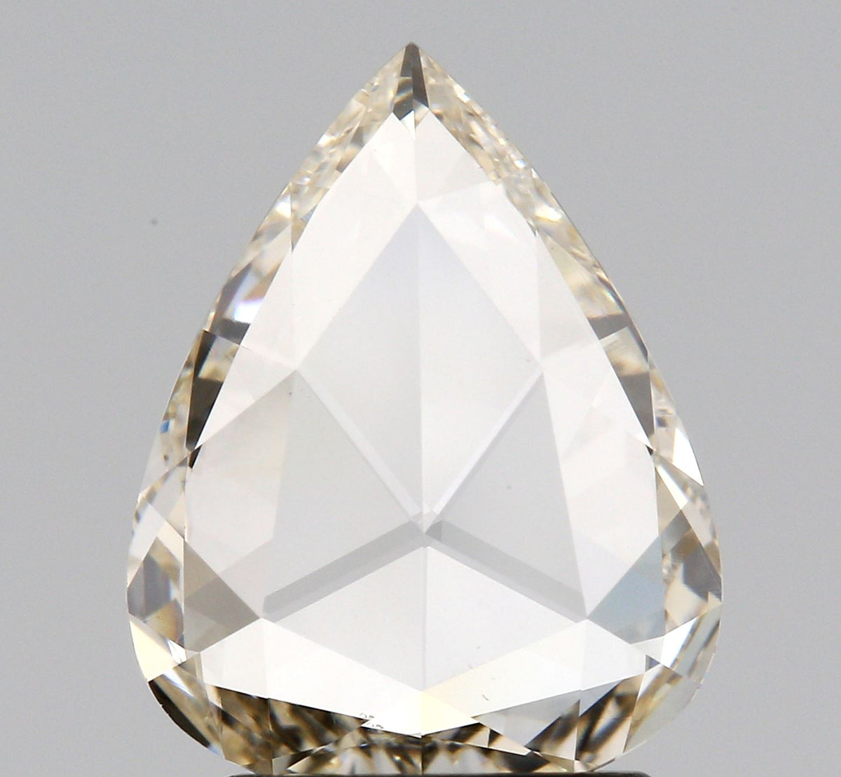 1.30ct | Champagne VVS Pear Shape Rose Cut Diamond-Modern Rustic Diamond