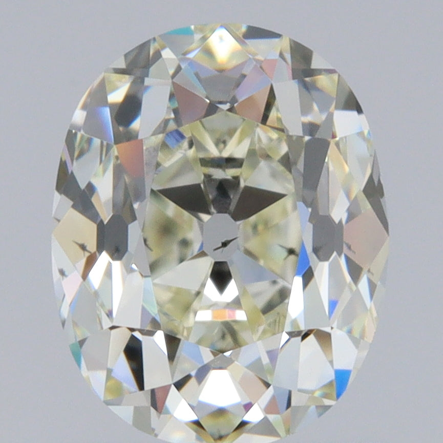 1.30ct | Light Color VS-SI Oval Shape Old Mine Cut Diamond-Modern Rustic Diamond