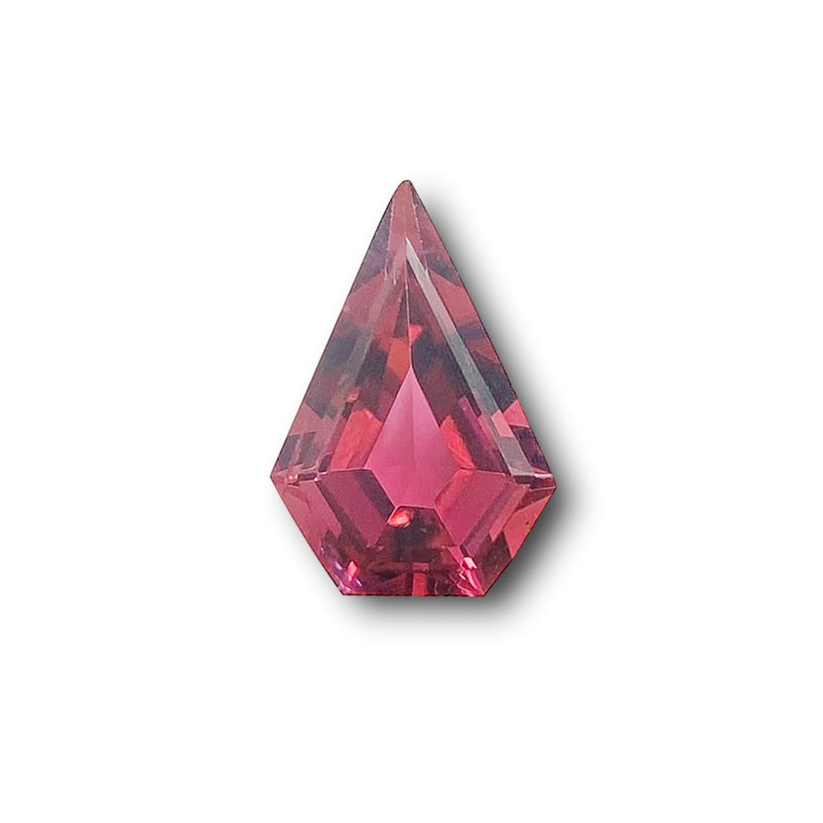 1.31ct | Shield Shape Step Cut Tourmaline-Modern Rustic Diamond