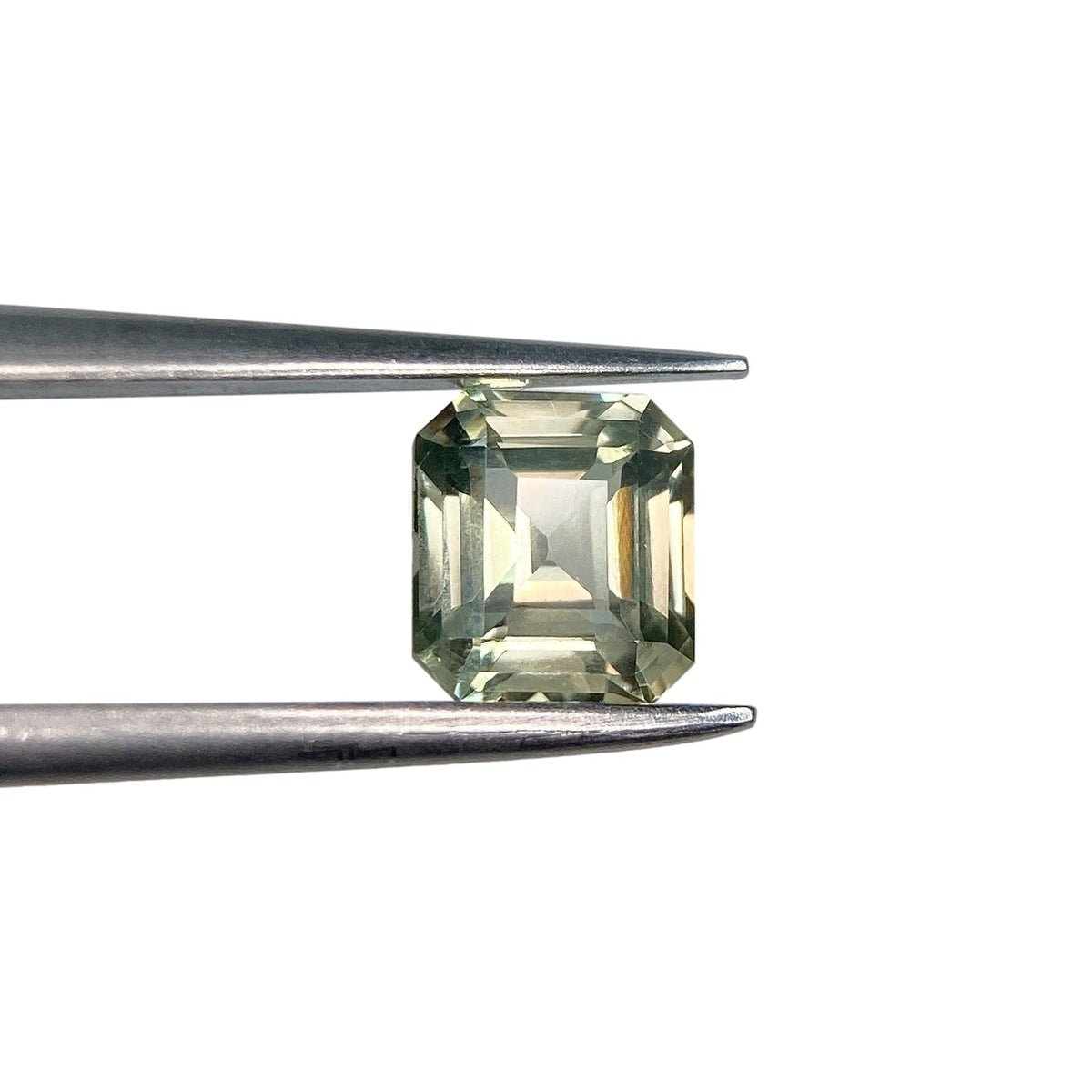 1.32ct | Asscher Cut Green Sapphire-Modern Rustic Diamond