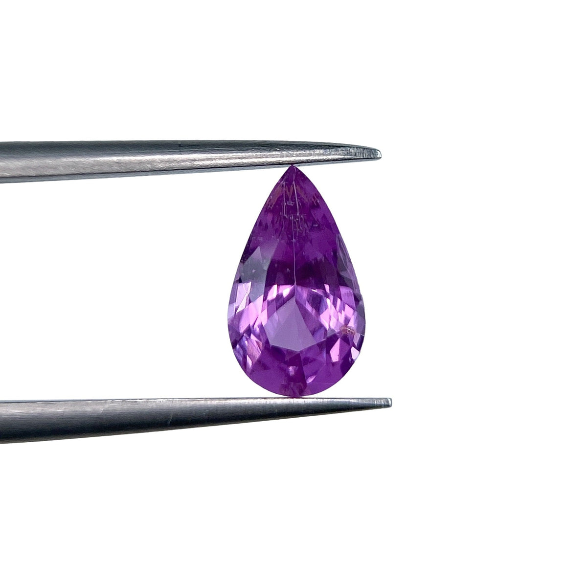 1.32ct | Brilliant Cut Pear Shape Violet Sapphire-Modern Rustic Diamond