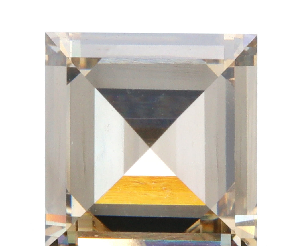 1.32ct | Champagne VVS Carre Shape Step Cut Diamond-Modern Rustic Diamond