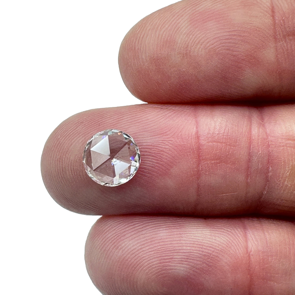 1.32ct | F/VS1 Round Shape Rose Cut Diamond-Modern Rustic Diamond