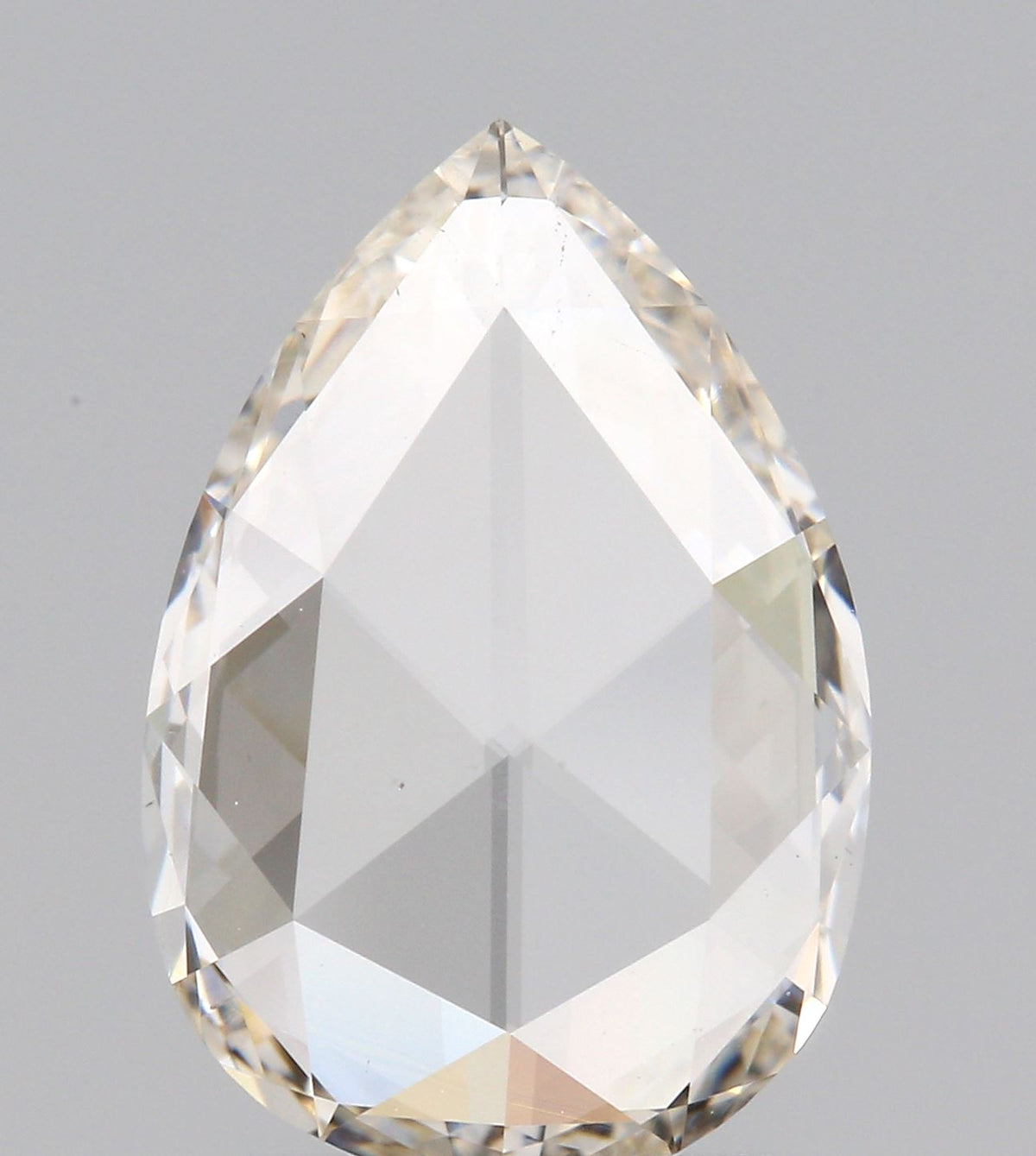 1.33ct | Champagne VS Pear Shape Rose Cut Diamond-Modern Rustic Diamond