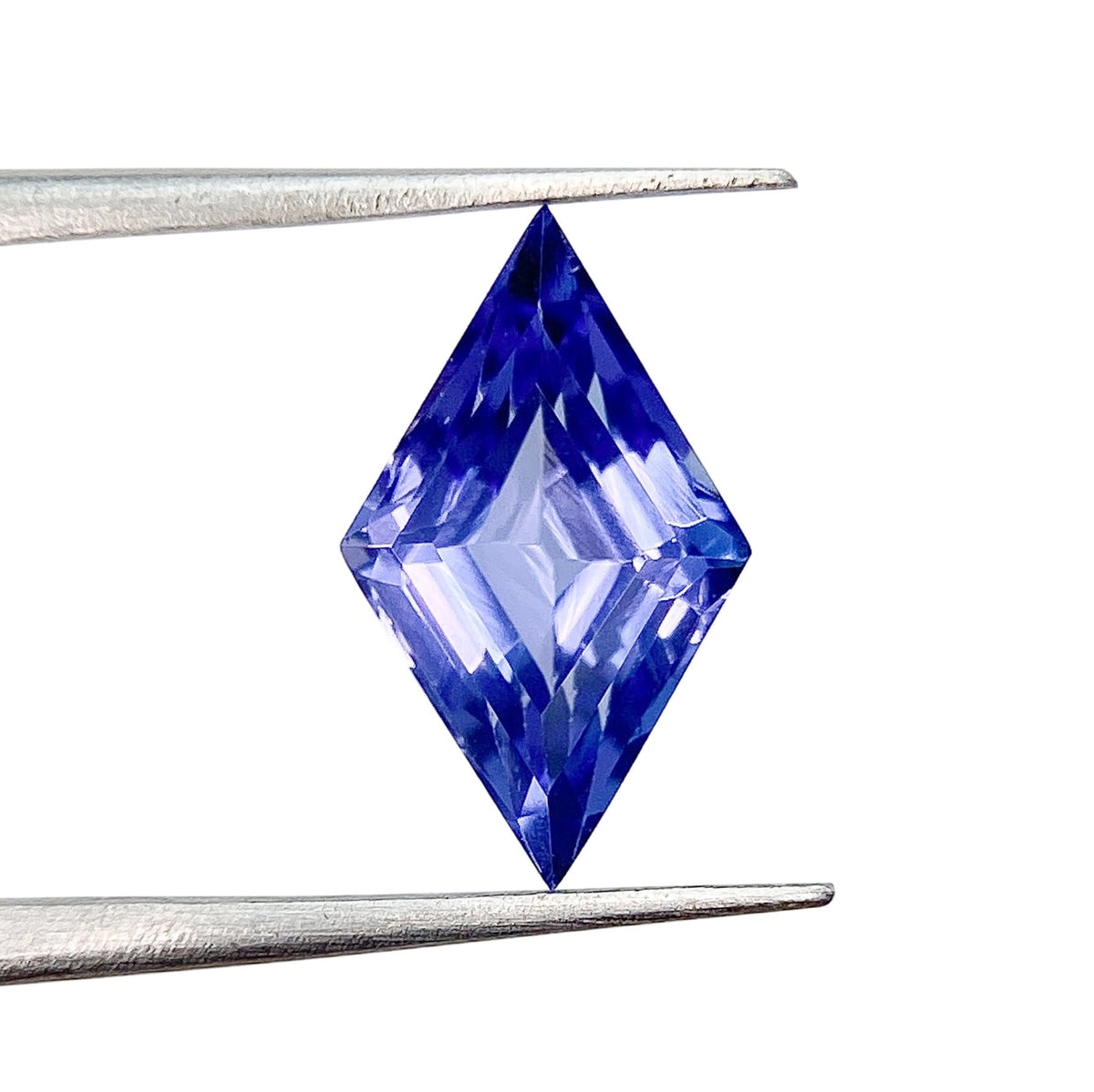 1.33ct | Lozenge Shape Step Cut Tanzanite-Modern Rustic Diamond