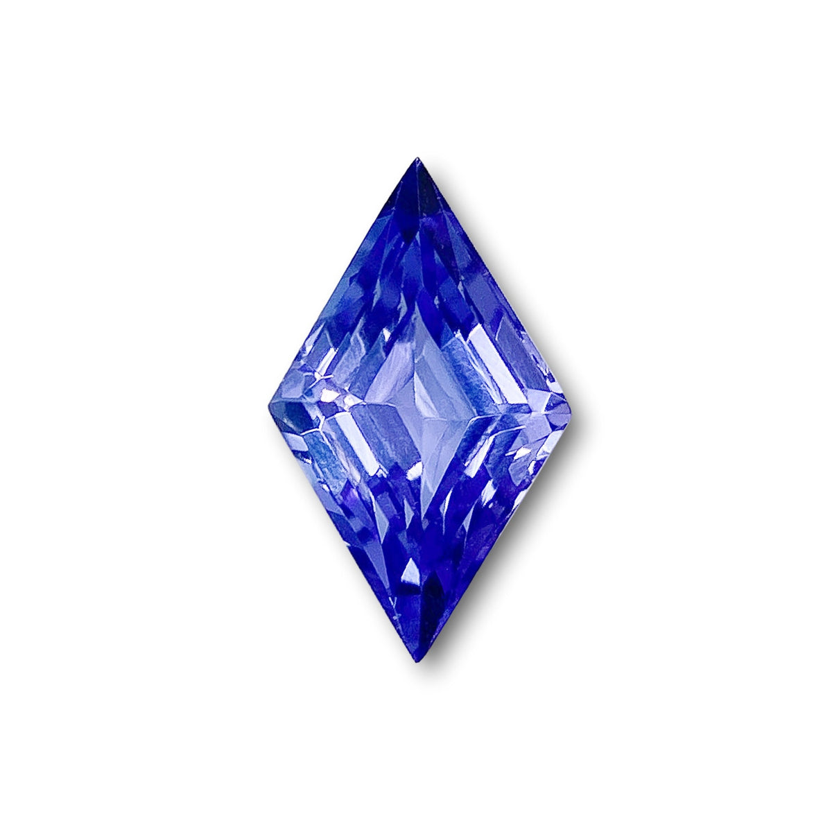 1.33ct | Lozenge Shape Step Cut Tanzanite-Modern Rustic Diamond