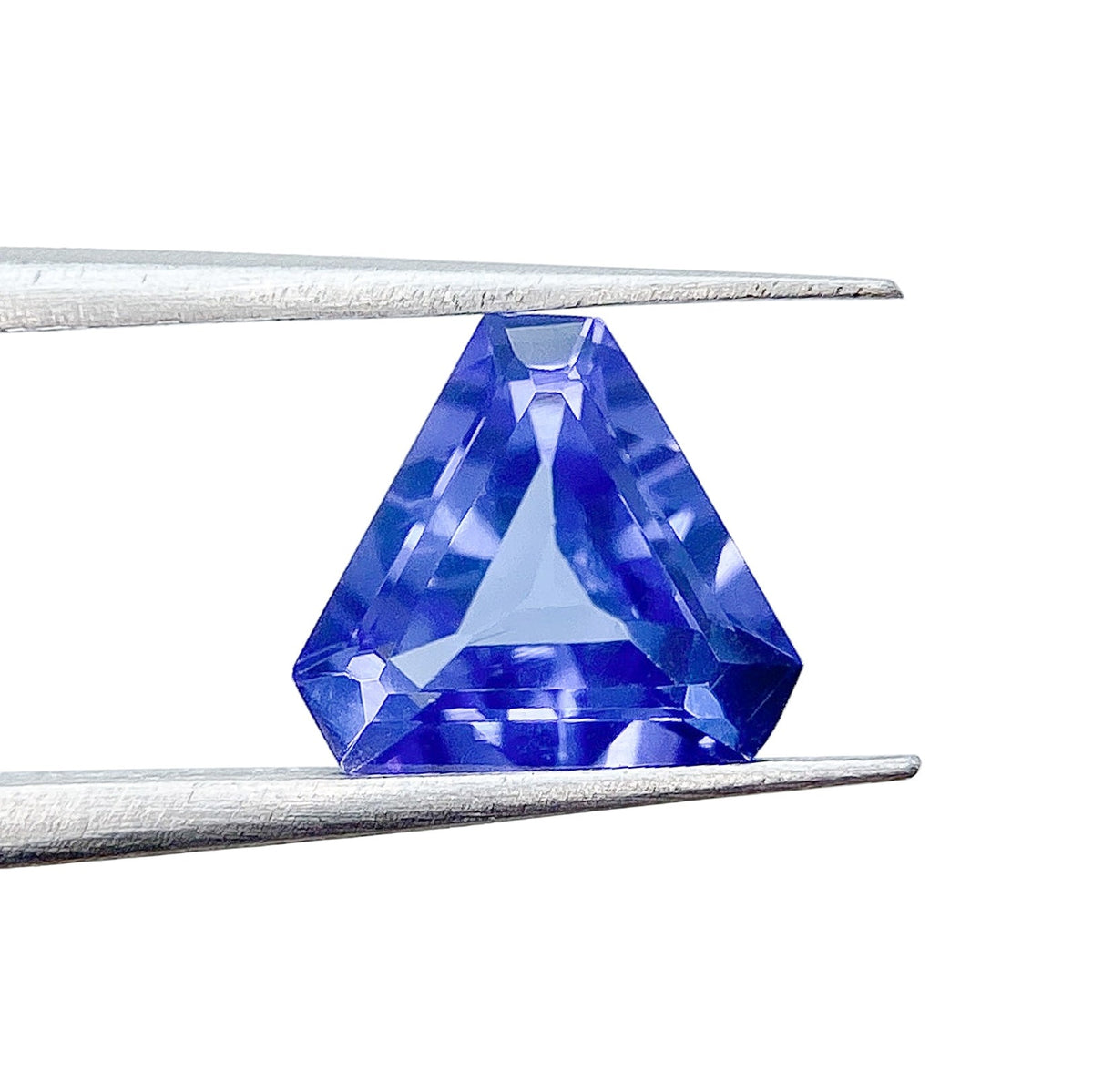 1.33ct | Shield Shape Step Cut Tanzanite-Modern Rustic Diamond